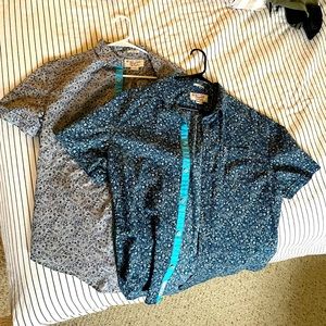 Original Penguin - Floral Button Down - Short Sleeve Shirts